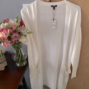 Longline Cream Cardigan